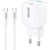 BWOO sieninis įkroviklis GaN 30W USB-C + USB-C - USB-C laidas 60W baltas