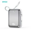 BWOO power bank P77 45W, 10000 mAh with USB-C and Lightning cable, pilkas