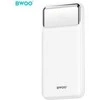 BWOO Ultra thin 22,5W 10000 mAh power bank, baltas