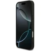 Cg Mobile Sas Dėklas Guess Grained Ring MagSafe do iPhone 17 Pro Max juoda