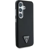 Cg Mobile Sas Dėklas Guess Grained Triangle Logo MagSafe do Samsung Galaxy S25 juoda