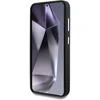 Cg Mobile Sas Dėklas Guess Grained Triangle Logo MagSafe do Samsung Galaxy S25 juoda