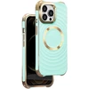 Telforceone Magnetinis dėklas Circle Glam Mag telefonui iPhone 13 Pro 6,1 mėtų spalvos