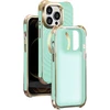 Telforceone Magnetinis dėklas Circle Glam Mag telefonui iPhone 13 Pro 6,1 mėtų spalvos