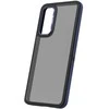 Telforceone Crystal Juodas dėklas, skirtas Samsung Galaxy M55 5G mėlynas