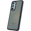 Telforceone Crystal Juodas dėklas, skirtas Samsung Galaxy M55 5G mėlynas