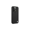 Dėklas Apple iPhone 14 Pro BMW silikoninis Metal Logo juodos spalvos