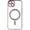 Dėklas Color Chrome Mag case for iPhone 17 Pro Max 6,9" rose auksinis open ring