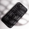 TFO Defender Slide dėklas, skirtas Xiaomi Redmi 14C 4G/ 14C 5G / Redmi A4 / POCO C75, juodas