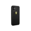 Apple iPhone 12 / 12 Pro Ferrari dėklas On Track Perforated (FESPEHCP12MBK) juodos spalvos