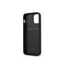 Apple iPhone 12 / 12 Pro Ferrari dėklas On Track Perforated (FESPEHCP12MBK) juodos spalvos