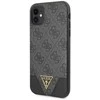 Apple iPhone 11 Guess dėklas 4G Triangle Collection GUHCN61PU4GHBK pilkos spalvos