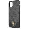 Apple iPhone 11 Guess dėklas 4G Triangle Collection GUHCN61PU4GHBK pilkos spalvos