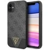 Apple iPhone 11 Guess dėklas 4G Triangle Collection GUHCN61PU4GHBK pilkos spalvos