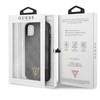 Apple iPhone 11 Guess dėklas 4G Triangle Collection GUHCN61PU4GHBK pilkos spalvos