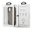 Guess GUHCN61PU4GHBR Apple iPhone 11 6,1″ / Xr 6,1″ rudos spalvos kietas dėklas 4G Triangle Collection