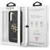 Samsung Galaxy S23 Guess dėklas 4G Big Metal Logo (GUHCS23S4GMGGR) pilkos spalvos