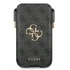 Guess krepšys telefonui GUHCP12L4GPSGR 6,7″ pilkos spalvos 4G Metal Logo