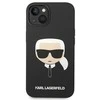 Dėklas Karl Lagerfeld KLHMP14MSLKHBK IPHONE 14 PLUS / 15 PLUS 6.7 "HARDCASE JUODA / Juodas SILICONE KARL`S HEAD MAGSAFE