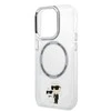 Apple iPhone 14 Plus Karl Lagerfeld dėklas Iconic Karl&amp;Choupette Magsafe (KLHMP14MHNKCIT) skaidrus