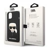 Dėklas Karl Lagerfeld KLHMP14MSLKHBK IPHONE 14 PLUS / 15 PLUS 6.7 "HARDCASE JUODA / Juodas SILICONE KARL`S HEAD MAGSAFE