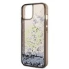 Apple iPhone 14 Karl Lagerfeld dėklas Liquid Glitter RSG (KLHCP14SLCRSGRK) juodos spalvos