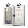 Apple iPhone 14 Karl Lagerfeld dėklas Liquid Glitter RSG (KLHCP14SLCRSGRK) juodos spalvos