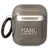 Apple AirPods ausinių dėklas Karl Lagerfeld Karl`s Head (KLA2HNIKTCK) juodos spalvos