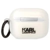 Apple AirPods Pro ausinių dėklas Karl Lagerfeld Karl`s Head (KLAPHNIKTCT) skaidrus