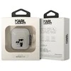 Apple AirPods Karl Lagerfeld Gliter Karl&amp;Choupette (KLA2HNKCTGT) ausinių dėklas skaidrus