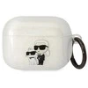 Karl Lagerfeld dėklas, skirtas Airpods Pro KLAPHNKCTGT permatomas ne Gliter Karl-Choupette