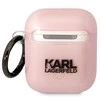 Apple AirPods Karl Lagerfeld Ikonik Choupette (KLA2HNCHTCP) ausinių dėklas rožinės spalvos