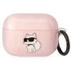 Apple AirPods Pro Karl Lagerfeld Ikonik Choupette (KLAPHNCHTCP) ausinių dėklas rožinės spalvos