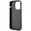 Apple iPhone 14 Pro Guess dėklas 4G Printed Stripe MagSafe (GUHMP14LP4RPSW) rudos spalvos