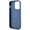 Guess telefono dėklas iPhone 14 Pro 6,1 GUHMP14LP4RPSB mėlynas hardtelefono dėklas Magsafe 4G Printed Stripes