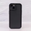 Telforceone Dėklas su paaukštintais kraštais Rim TPU telefonui iPhone 16 Plus 6,7 juodos spalvos