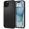 Dėklas Spigen Liquid Air for iPhone 15 Matte juodas