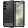 Samsung Galaxy S24 Spigen Rugged Armor Matte dėklas telefonui juodos spalvos