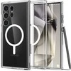 Spigen Ultra Hybrid Onetap Ring dėklas, skirtas Samsung Galaxy 24 Ultra baltos spalvos
