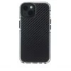 Dėklas Telforceone Acrylic Carbon case for iPhone 16e / 17e juodas