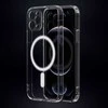 Dėklas Telforceone Anti Shock 1,5 mm Mag case for iPhone 17 Pro 6,3" transparent camera protection open ring