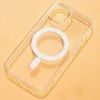 TelForceone "iPhone 15 6,1" 1,5 mm magnetinis dėklas su apsauga nuo smūgių, skirtas "iPhone 15 6,1", skaidrus