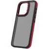 Telforceone Crystal Juodas dėklas, skirtas Xiaomi Redmi Note 14 5G (Global) raudonas