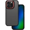 Telforceone Crystal Juodas dėklas, skirtas Xiaomi Redmi Note 14 5G (Global) raudonas