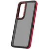 Telforceone Crystal Juodas dėklas Samsung Galaxy S25 Plus raudonas