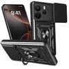 Dėklas Telforceone Defender Slide case for Xiaomi Redmi Note 14 4G (Global) juodas (164.84 x 78.15 x 8.16 mm)