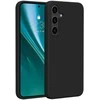 Dėklas Telforceone Etteri Silicone Samsung Galaxy S25 juodos spalvos