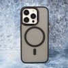 TFO „Telforceone Frozen Mag“ dėklas, skirtas iPhone 17 Pro 6,3" / 18 Pro 6,3" juodas atviras žiedas