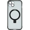 TelForceone Mag Ring dėklas, skirtas iPhone 15 Plus 6,7 juodos spalvos