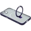 TelForceone Mag Ring dėklas, skirtas iPhone 15 Pro Max 6,7 violetinės spalvos inės spalvos